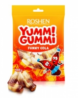 Желейні цукерки Yummi Gummi Funny Cola 100 г